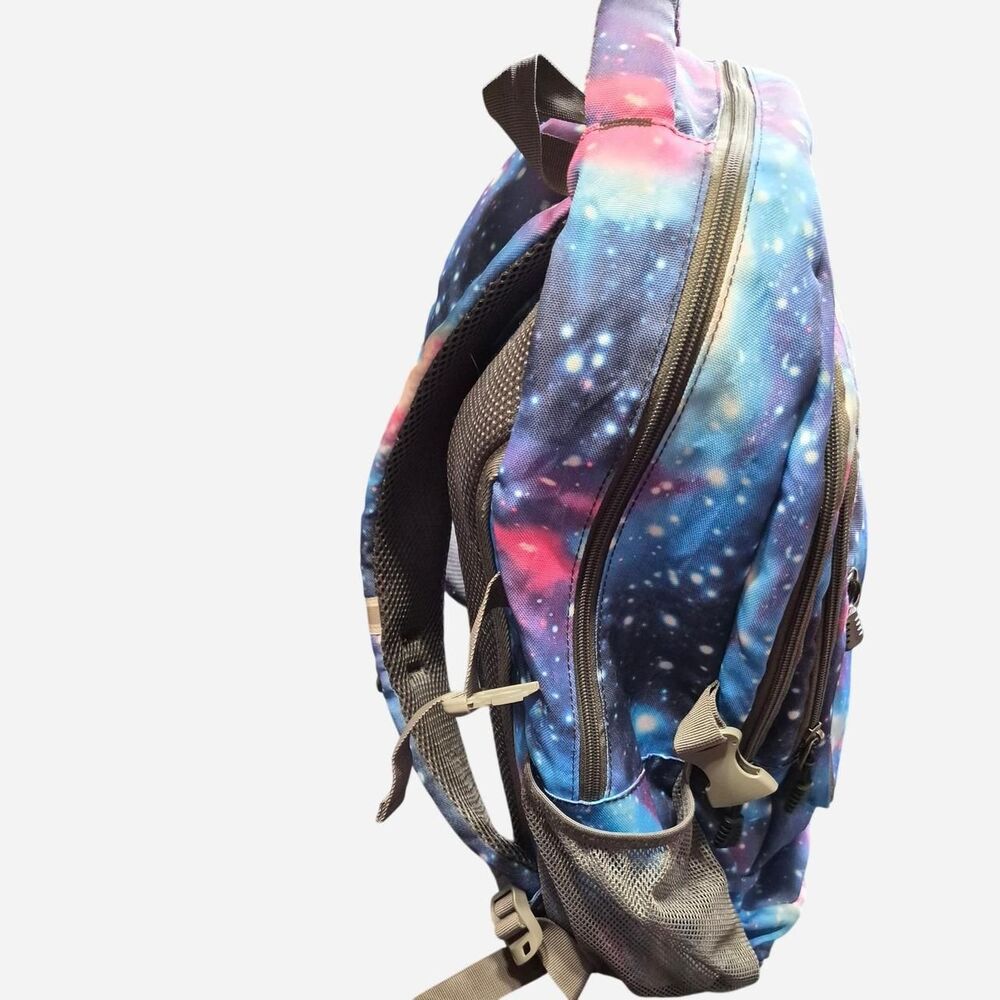 Galaxy Print Multi-Compartment Tech Backpack - Picture 7 of 7